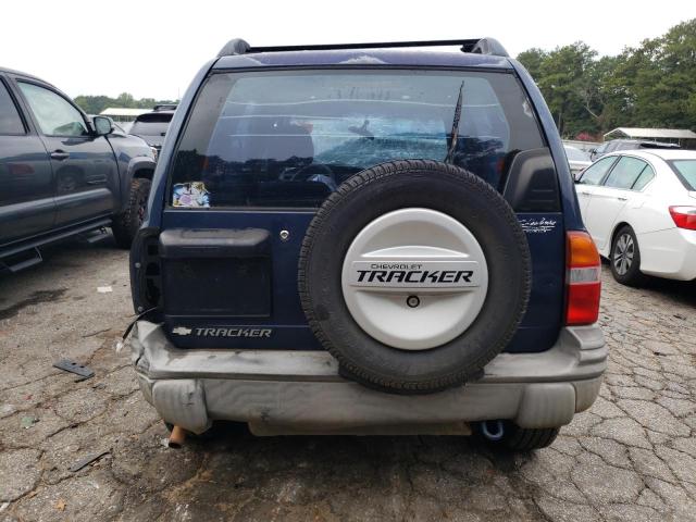 2CNBE13C716933940 - 2001 CHEVROLET TRACKER BLUE photo 6