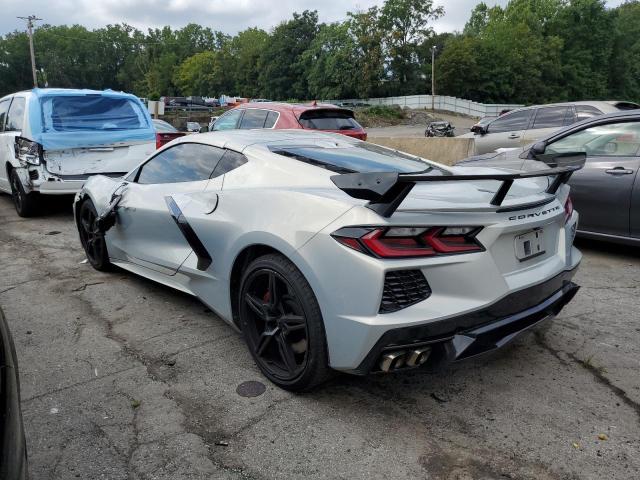 1G1YB2D49M5123982 - 2021 CHEVROLET CORVETTE STINGRAY 2LT SILVER photo 2