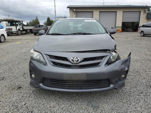 2T1BU4EE8CC912328 - 2012 TOYOTA COROLLA BASE GRAY photo 5