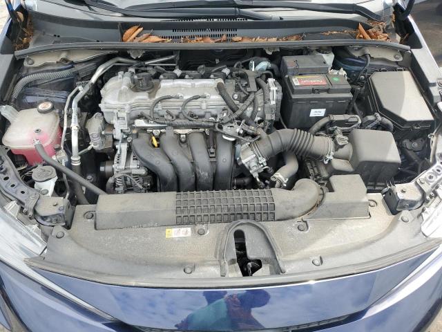 5YFEPMAE9MP259990 - 2021 TOYOTA COROLLA LE BLUE photo 11