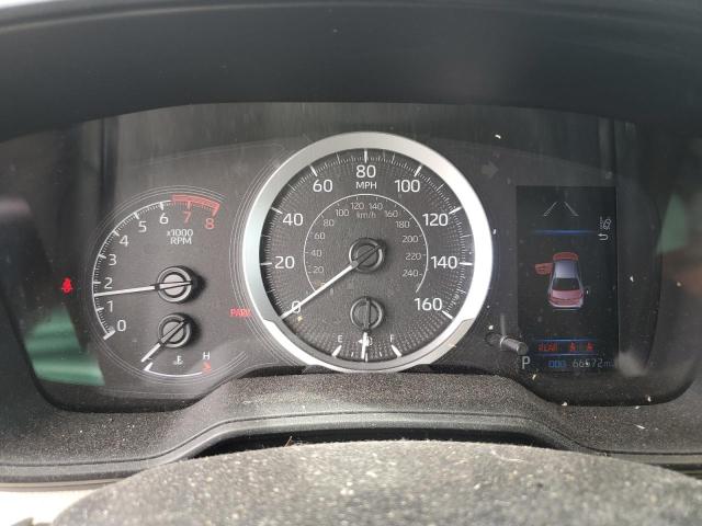 5YFEPMAE9MP259990 - 2021 TOYOTA COROLLA LE BLUE photo 9