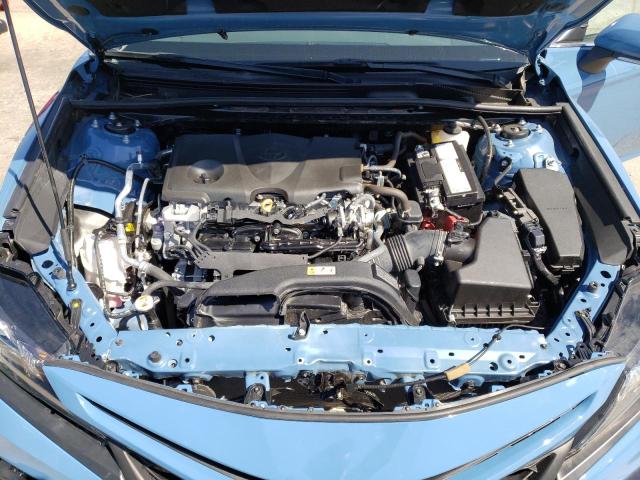 4T1G11AKXPU116404 - 2023 TOYOTA CAMRY SE NIGHT SHADE BLUE photo 11