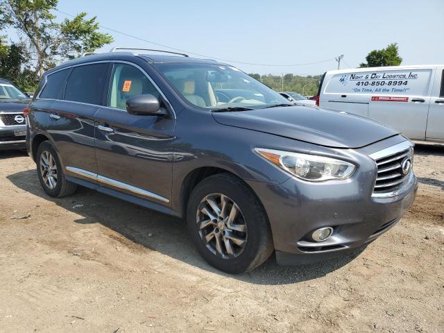 5N1AL0MM6DC312624 - 2013 INFINITI JX35 GRAY photo 4