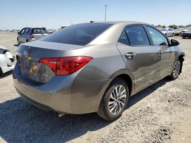 5YFBURHE1KP888641 - 2019 TOYOTA COROLLA L GRAY photo 3