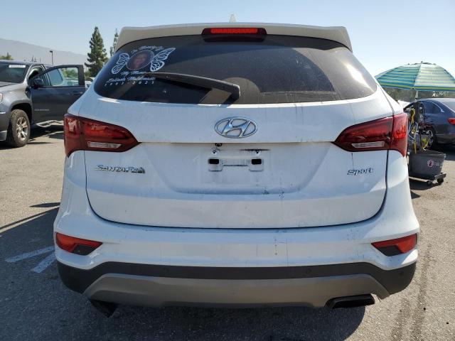 5NMZU3LB7JH080411 - 2018 HYUNDAI SANTA FE S WHITE photo 6