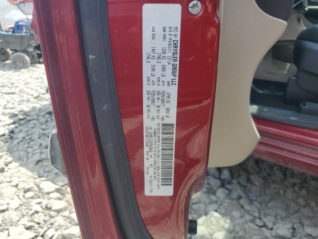 2C4RC1CG6FR638605 - 2015 CHRYSLER TOWN & COU TOURING L RED photo 14