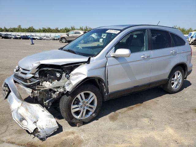 5J6RE4H78AL064489 - 2010 HONDA CR-V EXL SILVER photo 1