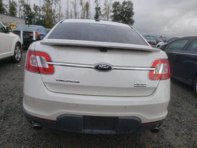 1FAHP2KT7AG115419 - 2010 FORD TAURUS SHO WHITE photo 6