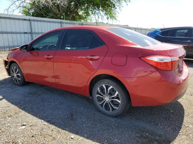 2T1BURHE2EC125256 - 2014 TOYOTA COROLLA L RED photo 2