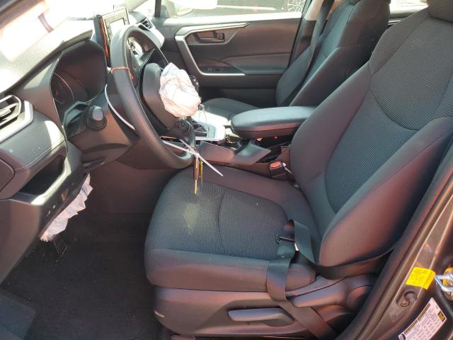 2T3H1RFV1MW124142 - 2021 TOYOTA RAV4 LE CHARCOAL photo 7
