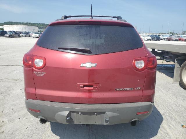 1GNKRLEDXCJ411553 - 2012 CHEVROLET TRAVERSE LTZ MAROON photo 6