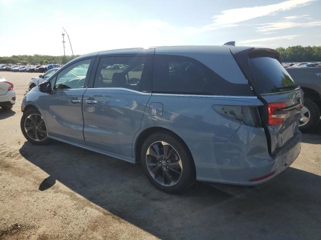5FNRL6H96PB014811 - 2023 HONDA ODYSSEY ELITE BLUE photo 2