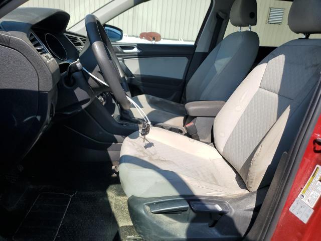 3VV0B7AX4JM068283 - 2018 VOLKSWAGEN TIGUAN S Czerwony zdjęcie 7