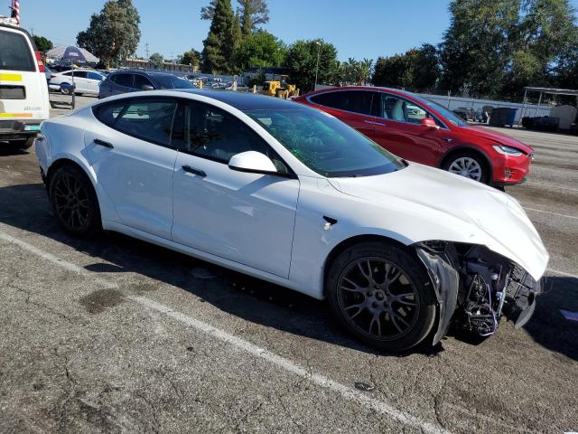 5YJSA1E58NF460967 - 2022 TESLA MODEL S Սպիտակ լուսանկար 4