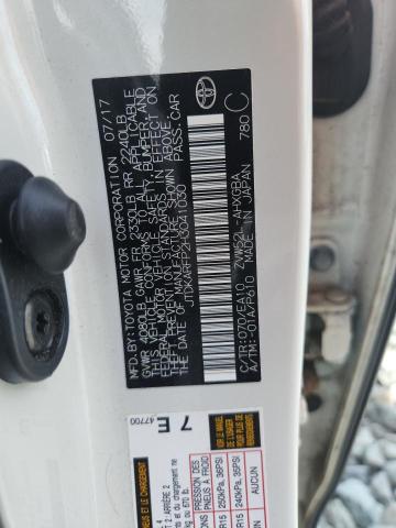 JTDKARFP2H3041030 - 2017 TOYOTA PRIUS PRIM თეთრი ფოტო 13