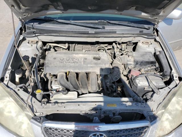 1NXBR32E75Z380894 - 2005 TOYOTA COROLLA CE SILVER photo 11