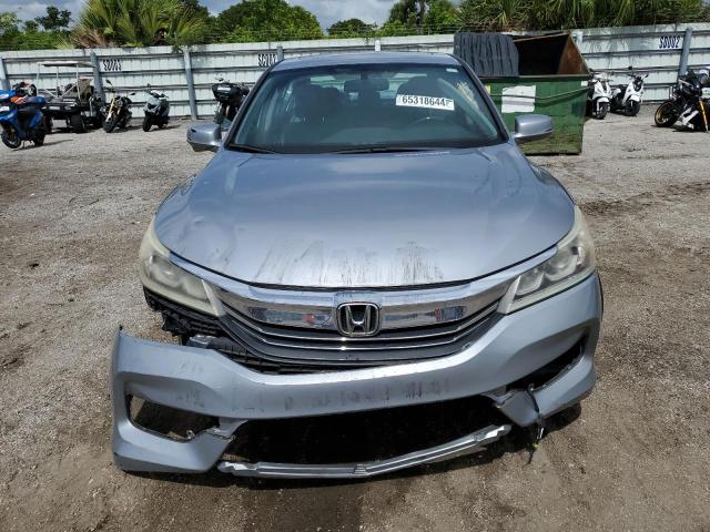 1HGCR2F84HA020433 - 2017 HONDA ACCORD EXL GRAY photo 5