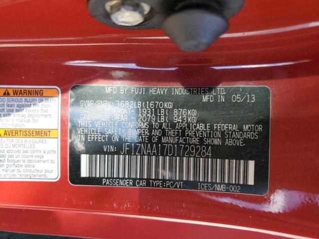 JF1ZNAA17D1729284 - 2013 TOYOTA SCION FR-S 双色 照片 13