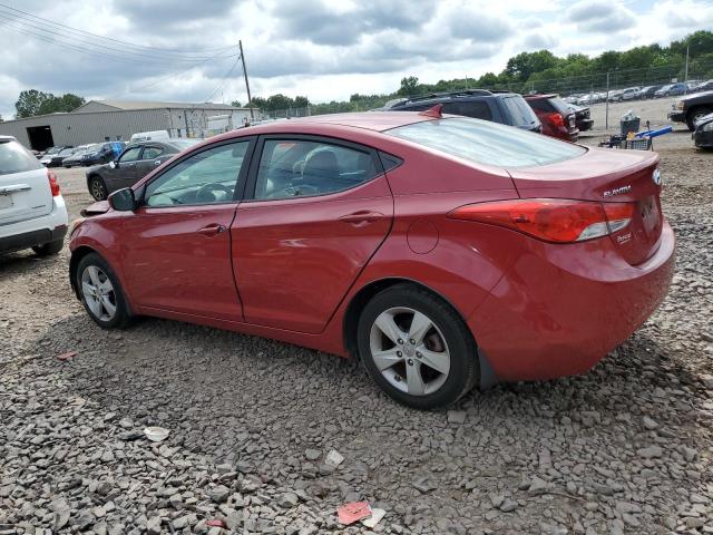 KMHDH4AE6DU948182 - 2013 HYUNDAI ELANTRA GLS RED photo 2