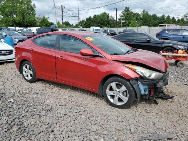 KMHDH4AE6DU948182 - 2013 HYUNDAI ELANTRA GLS RED photo 4