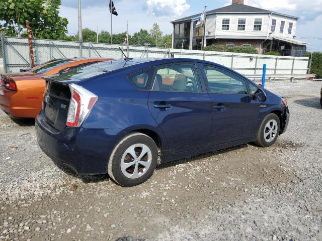 JTDKN3DU9C0336095 - 2012 TOYOTA PRIUS BLUE photo 3