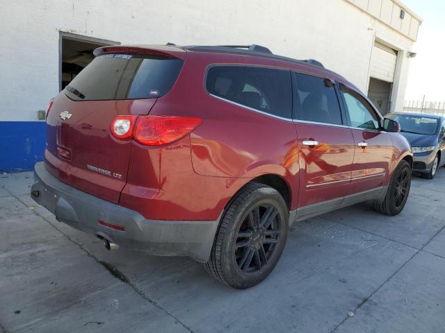 1GNLVHEDXAS147108 - 2010 CHEVROLET TRAVERSE LTZ MAROON photo 3