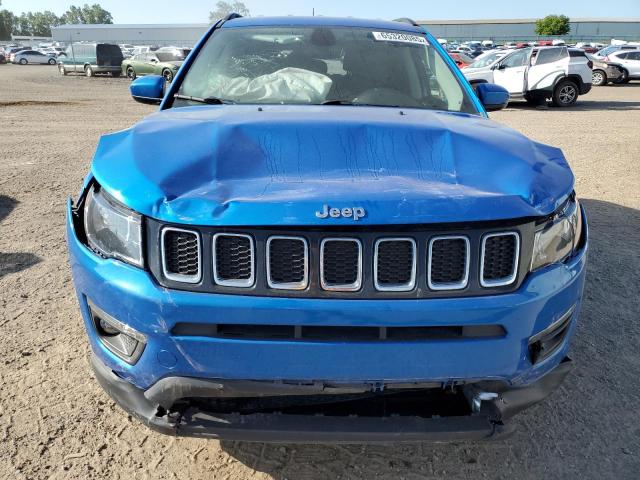 3C4NJDBB2KT801138 - 2019 JEEP COMPASS LATITUDE Синий фото 5