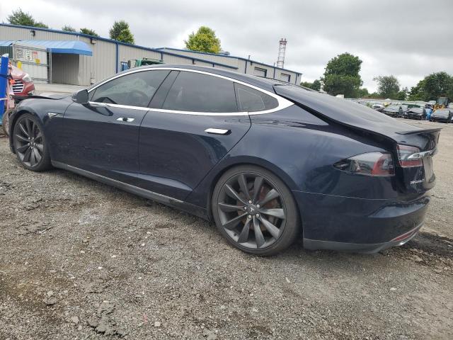 5YJSA1DP6DFP15469 - 2013 TESLA MODEL S ლურჯი ფოტო 2
