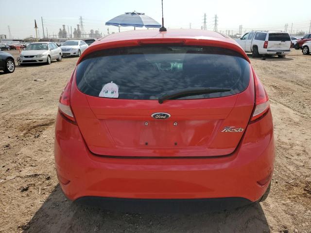 3FADP4EJ9DM109751 - 2013 FORD FIESTA SE RED photo 6