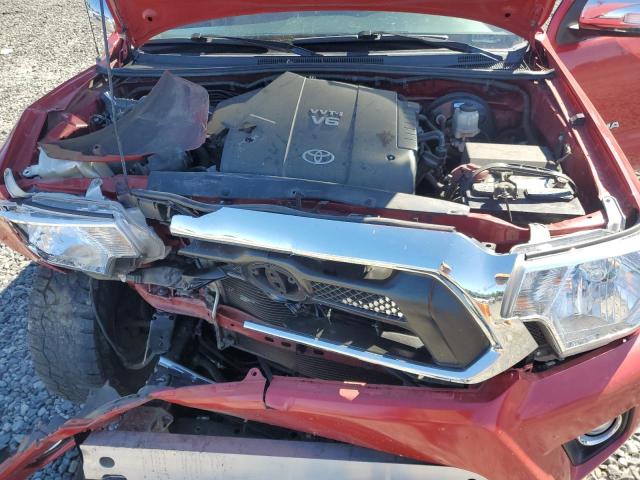 3TMLU4EN0DM111521 - 2013 TOYOTA TACOMA DOUBLE CAB RED photo 11