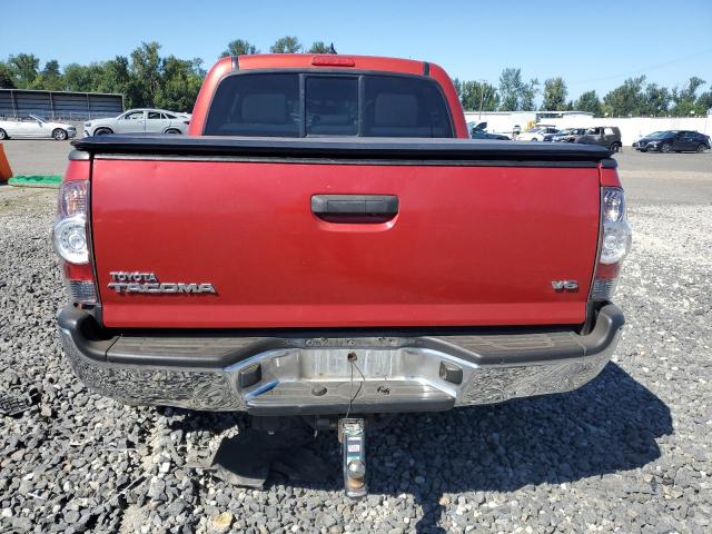 3TMLU4EN0DM111521 - 2013 TOYOTA TACOMA DOUBLE CAB RED photo 6