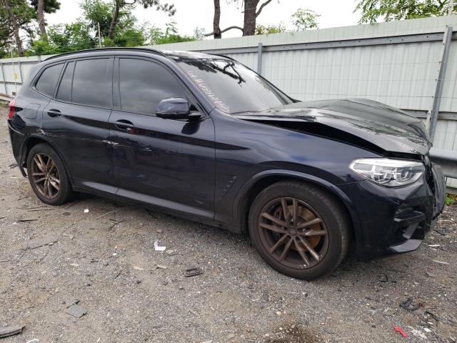 5UXTY9C03M9G40051 - 2021 BMW X3 XDRIVEM40I BLACK photo 4