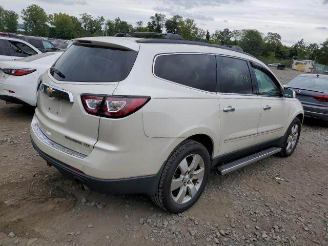 1GNKVJKD6EJ229176 - 2014 CHEVROLET TRAVERSE LTZ WHITE photo 3