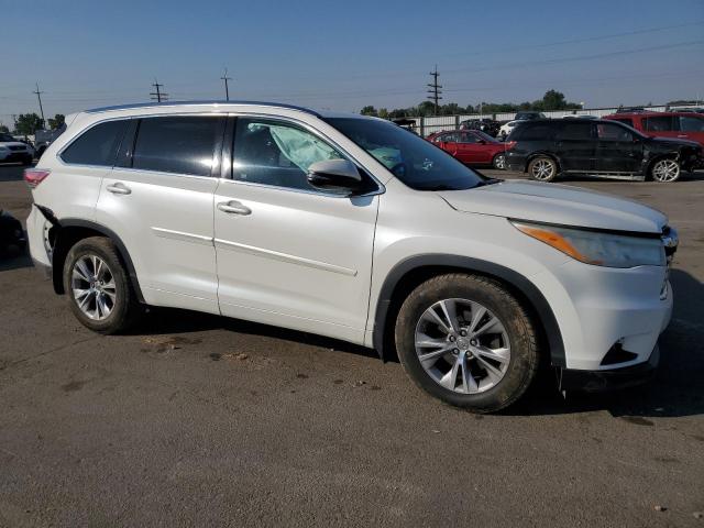 5TDJKRFH0ES062860 - 2014 TOYOTA HIGHLANDER XLE 白色 照片 4