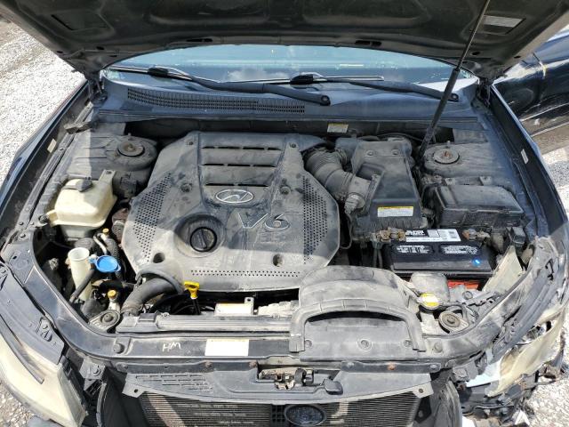 5NPEU46F18H341094 - 2008 HYUNDAI SONATA SE BLACK photo 11