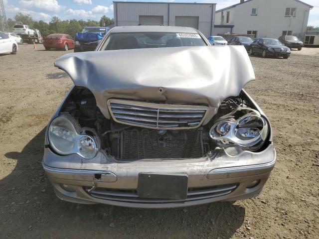 WDBRF87H67F863116 - 2007 MERCEDES-BENZ C 350 4MATIC SILVER photo 5