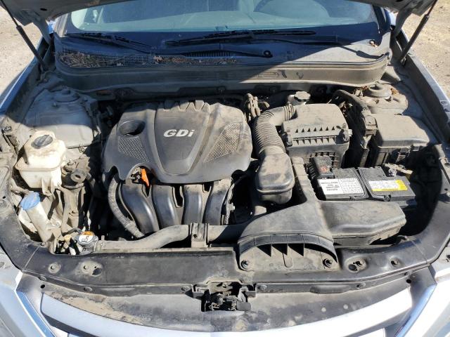 5NPEB4AC3EH807607 - 2014 HYUNDAI SONATA GLS SILVER photo 11