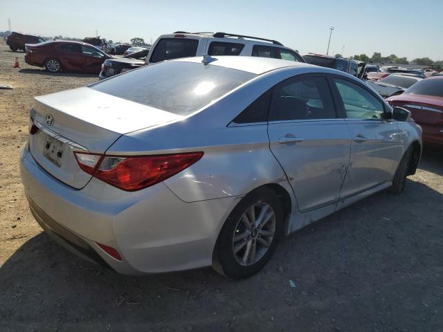 5NPEB4AC3EH807607 - 2014 HYUNDAI SONATA GLS SILVER photo 3