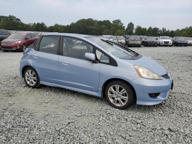 JHMGE88499S042320 - 2009 HONDA FIT SPORT BLUE photo 4