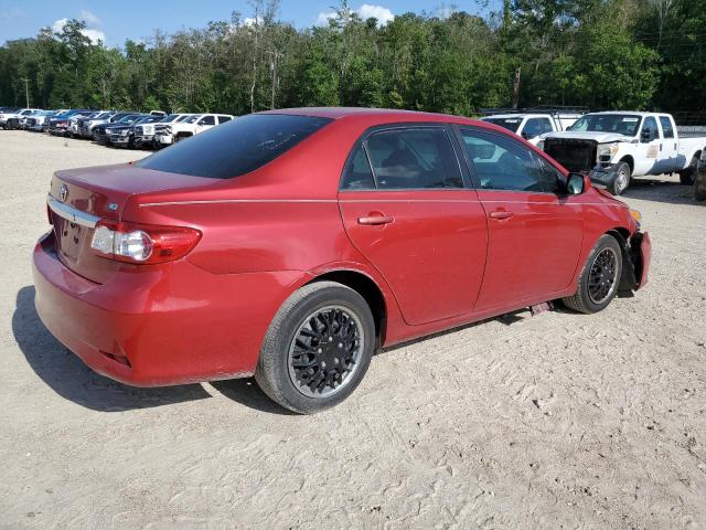 5YFBU4EE8CP017647 - 2012 TOYOTA COROLLA BASE RED photo 3