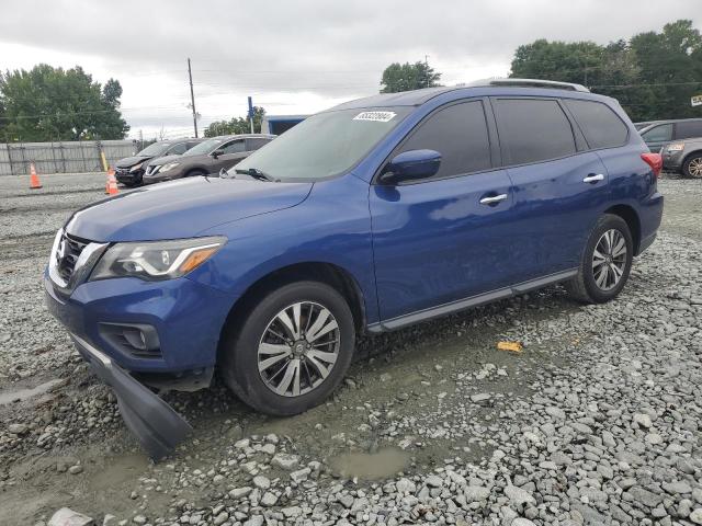 5N1DR2MN9HC675487 - 2017 NISSAN PATHFINDER S BLUE photo 1