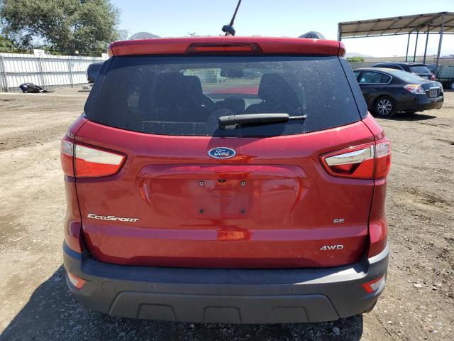 MAJ6P1ULXJC199855 - 2018 FORD ECOSPORT SE RED photo 6
