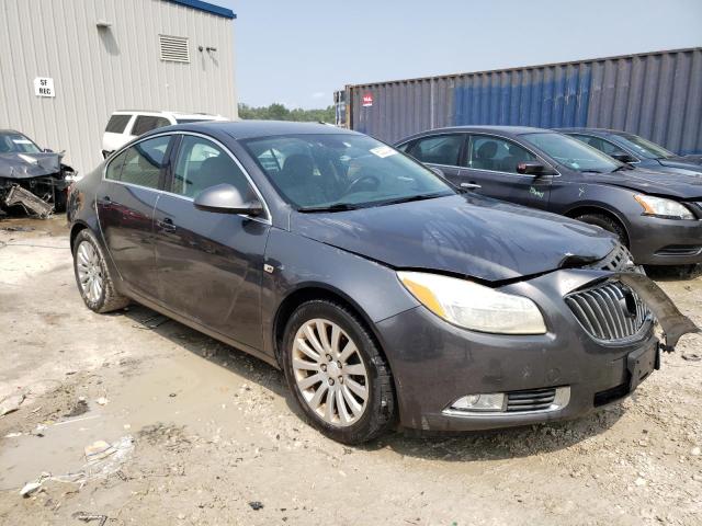 W04GR5EC7B1075399 - 2011 BUICK REGAL CXL GRAY photo 4