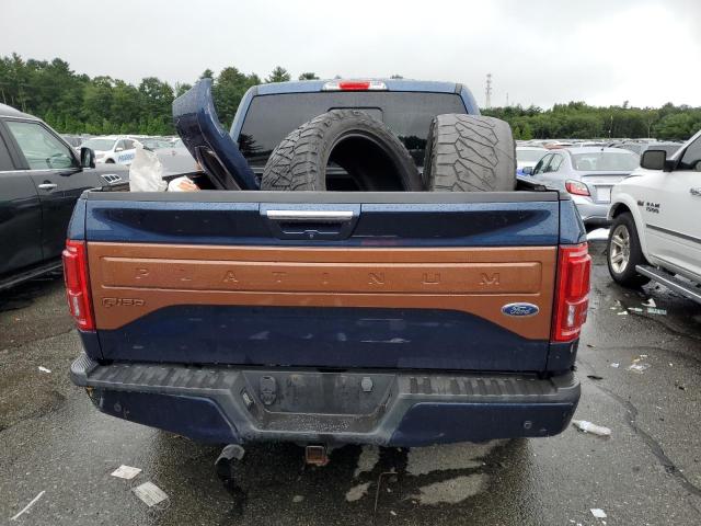 1FTEW1EG7FFB53416 - 2015 FORD F150 SUPERCREW BLUE photo 6