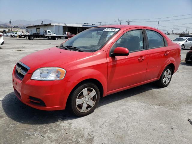 KL1TD5DE9AB113320 - 2010 CHEVROLET AVEO LS Kırmızı fotoğraf 1