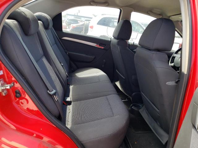 KL1TD5DE9AB113320 - 2010 CHEVROLET AVEO LS Kırmızı fotoğraf 10