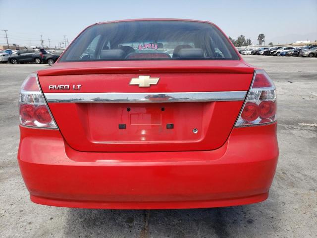 KL1TD5DE9AB113320 - 2010 CHEVROLET AVEO LS Kırmızı fotoğraf 6