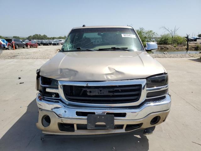 2GTEC13T951226834 - 2005 GMC NEW SIERRA C1500 BEIGE photo 5