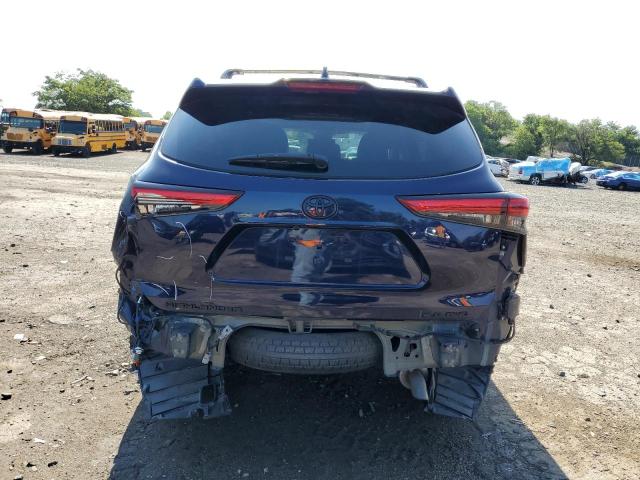 5TDHZRBH0MS532450 - 2021 TOYOTA HIGHLANDER XLE Niebieski zdjęcie 6