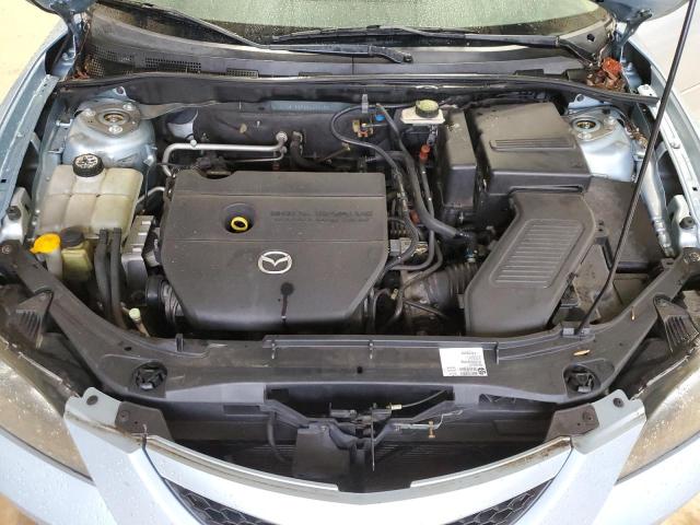 JM1BK32F281118059 - 2008 MAZDA 3 I BLUE photo 11